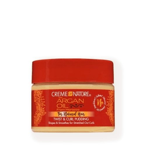 Crème coiffante pour boucles Argan 326g (Twist & curl pudding) - Argan - Crème of nature - Fibrany