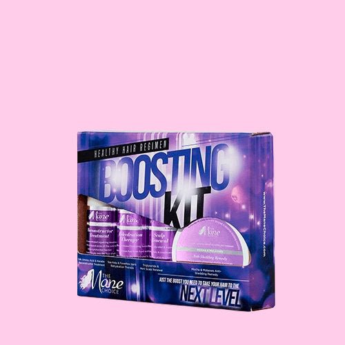 Kit de stimulation de croissance saine des cheveux - Healthy Hair Growth Regimen Boosting Kit - THE MANE CHOICE - Fibrany