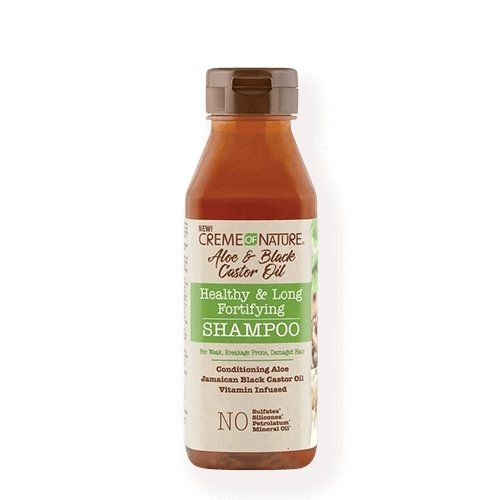 Shampoing Healthy & Long Fortifying Aloe Vera et Huile de Ricin - CREME OF NATURE - Fibrany