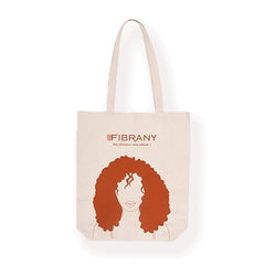 Tote Bag Modèle cheveux bouclés/ondulés beige - FIBRANY - Fibrany